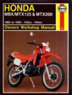 Honda MBX & MTX 125 & MTX 200, '83-'93 - Haynes Publishing (ISBN 9781850109013)