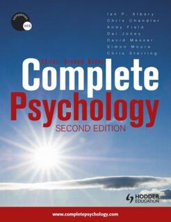 Complete Psychology - Graham Davey, Christopher Sterling, Andy Field (ISBN 9780340967553)