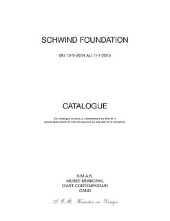 Schwind foundation catalogue catalogus - Jan Ceuleers (ISBN 9789082264104)