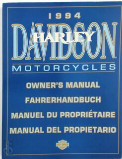 1994 Harley Davidson Motorcycles Owner's Manual - 