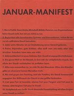 Januar-Manifest - Sturm / Prem / Fischer / Kunzelmann / Zimmer, Gruppe Spur