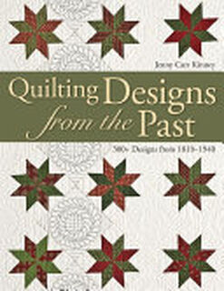 Quilting Designs from the Past - Jenny Carr Kinney (ISBN 9781571205346)