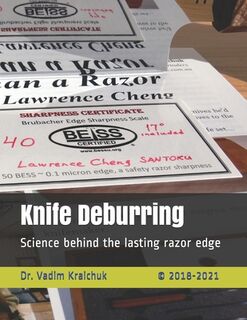 Knife Deburring: Science behind the lasting razor edge - Vadim Kraichuk (ISBN 9781796264586)
