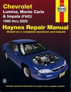 Chevrolet Lumina, Monte Carlo & Impala (FWD) (95 - 05) - Haynes Publishing (ISBN 9781563926327)