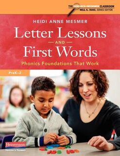 Letter Lessons and First Words: Phonics Foundations That Work - Nell K. Duke (ISBN 9780325105444)