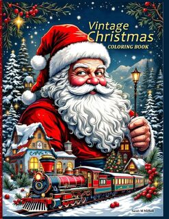 Vintage Christmas Coloring Book for Adults Relaxation - Sarah M Mitchell (ISBN 9783694808510)