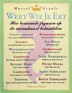 Weet wie je eet - M. Grauls (ISBN 9789050184335)