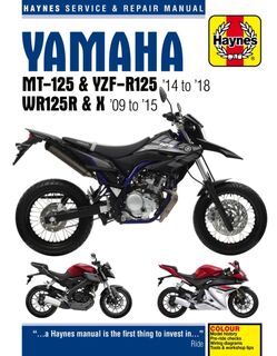 Yamaha MT-125 & YZF-R125 (14-18), WR125R/X (09-15) - Haynes Publishing (ISBN 9781785214967)
