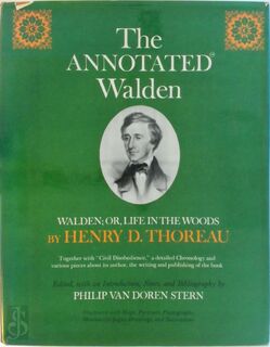 The Annotated Walden: Walden - Henry David Thoreau (ISBN 9780517224236)