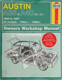 HM Austin A35 A40 Mk I and II 1956-1967 - Haynes (ISBN 9780857336118)