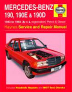 Mercedes-Benz 190 Service And Repair Manual - Haynes Publishing (ISBN 9780857336422)