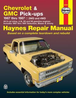 Chevrolet & GMC Pick Ups (67 - 87) - Haynes Publishing (ISBN 9781850107644)