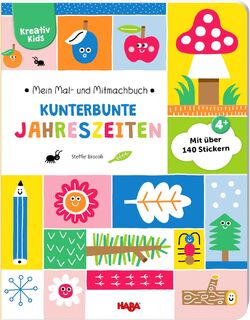 Mein Mal- und Mitmachbuch - Kunterbunte Jahreszeiten - Steffie Brocoli (ISBN 9783869143361)