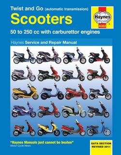 Twist And Go (Automatic Transmission) Scooters Service And Repair Manual - Phil Mather (ISBN 9781844259205)