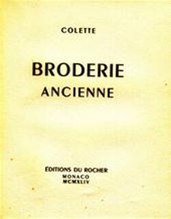 Broderies Ancienne - Colette