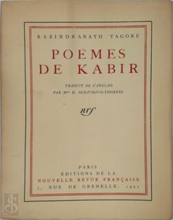 Poëmes de Kabir - Rabindranath Tagore