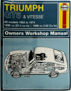 Triumph GT6 & Vitesse - Owners Workshop Manual - Haynes (ISBN 9780857336958)