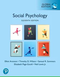 Social Psychology, Global Edition - Elliot Aronson (ISBN 9781292734750)