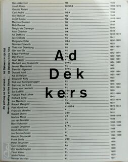 Als golfslag op het strand... Ad Dekkers in zijn tijd - Paul Kempers (ISBN 9789050061339)