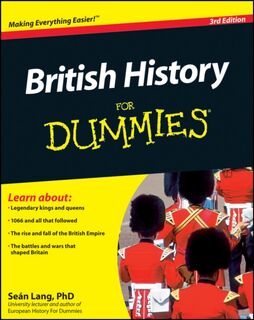 British History For Dummies - Sean Lang (ISBN 9780470978191)