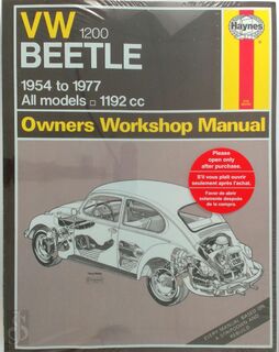 HM VW 1200 Beetle 1954-1977 All Models 1192cc - Haynes, Haynes Publishing (ISBN 9780857336163)