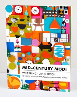 Mid-Century Mod! Wrapping Paper Book - Teneues (ISBN 9781623259143)