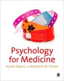 Psychology for Medicine - Susan Ayers (ISBN 9781412946919)