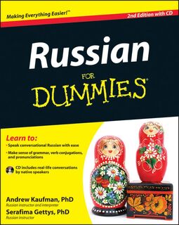 Russian For Dummies + CD - Andrew Kaufman (ISBN 9781118127698)