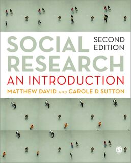 Social Research: An Introduction - David (ISBN 9781847870131)