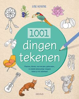 1001 dingen tekenen - Lise Herzog (ISBN 9789044767742)