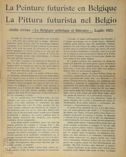 La Peinture futuriste en Belgique / La Pittura futurista nel Belgio - NYST, Ray
