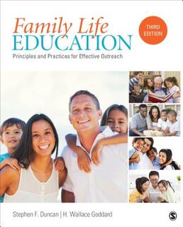 Family Life Education: Principles and Practices for Effective Outreach - Duncan (ISBN 9781483384573)