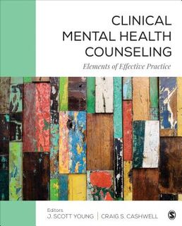 Clinical Mental Health Counseling: Elements of Effective Practice - Young (ISBN 9781506305639)