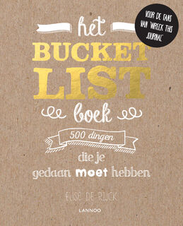 Het Bucketlist boek - Elise De Rijck (ISBN 9789401423618)
