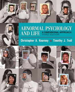 Abnormal Psychology and Life - Chris (University of Nevada Kearney, Timothy (University of Missouri Trull (ISBN 9781337098106)