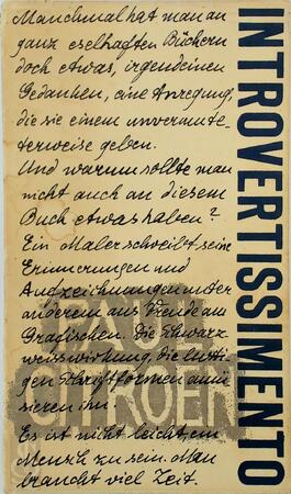 Introvertissimento - Paul Roelof Citroen