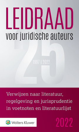 Leidraad voor juridische auteurs - 