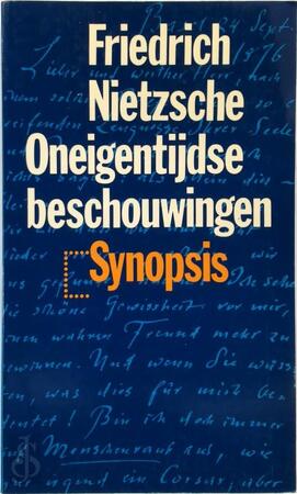 Oneigentijdse beschouwingen - Friedrich Nietzsche, Thomas Graftdijk Oneigentijdse beschouwingen - Friedrich Nietzsche, Thomas Graftdijk