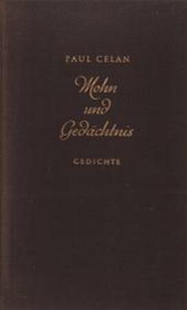 Mohn und Gedächtnis - Paul Celan