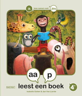 aap leest een boek - Isabelle Gielen (ISBN 9789059246454)
