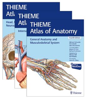 THIEME Atlas of Anatomy, Three Volume Set, Fourth Edition - Michael Schünke, Erik Schulte, Udo Schumacher (ISBN 9781684207374)