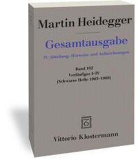 Vorläufiges I-IV - Martin Heidegger (ISBN 9783465026877)