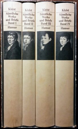 Sämtliche Werke und Briefe in vier Bänden - Heinrich Von Kleist Sämtliche Werke und Briefe in vier Bänden - Heinrich Von Kleist