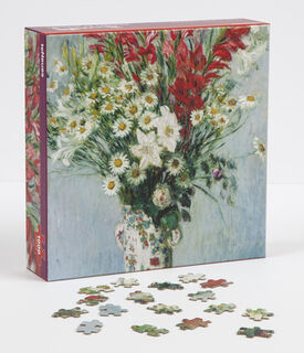 Teneues - 1,000 Piece Puzzle: Bouquet of Gladioli by Claude Monet, Full Color Printed Puzzle, 20 X 20 Puzzle, Poster Guide Insert Included: 1000-Piece - Teneues (ISBN 9781623259297)