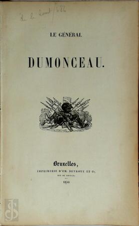 Le général Dumonceau - Charles Viktor de Bavay Le général Dumonceau - Charles Viktor de Bavay