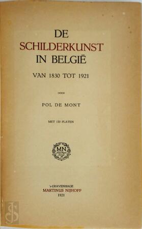 De schilderkunst in België - Pol De Mont