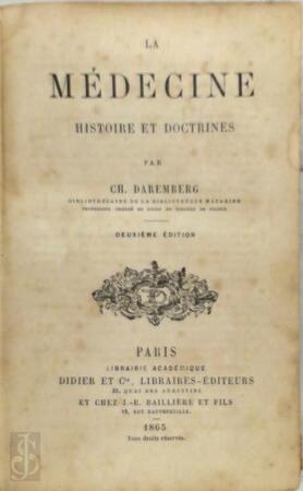 La médecine - Charles Daremberg