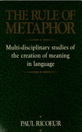 The Rule of Metaphor - Paul Ricoeur The Rule of Metaphor - Paul Ricoeur