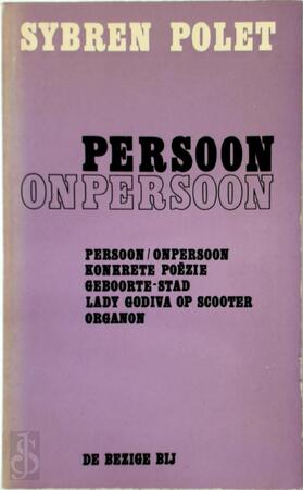 Persoon / Onpersoon - Sybren Polet