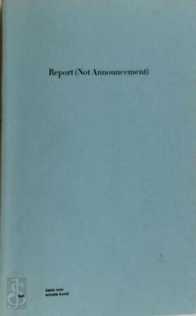 Report (Not Announcement) - J. Allora Report (Not Announcement) - J. Allora